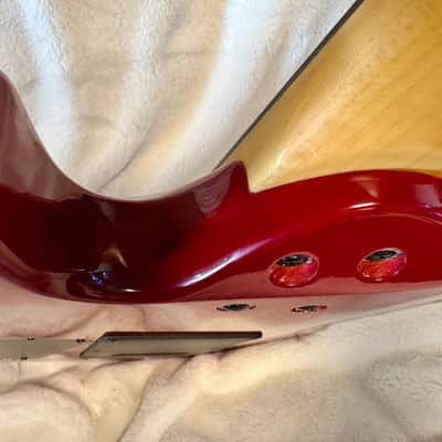 Aria Pro II Magna Series MA-38-SR , 1990s - See-Thru Red image 9