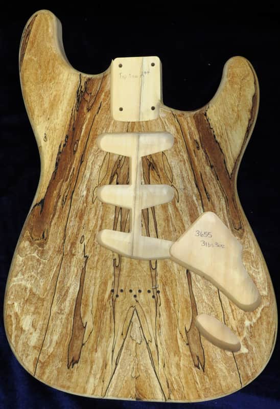Spalted Maple Top / Aged Pine wood body - Standard - 3lbs 3oz #3655 USAIMPORT CHARGES INCLUDED image 1