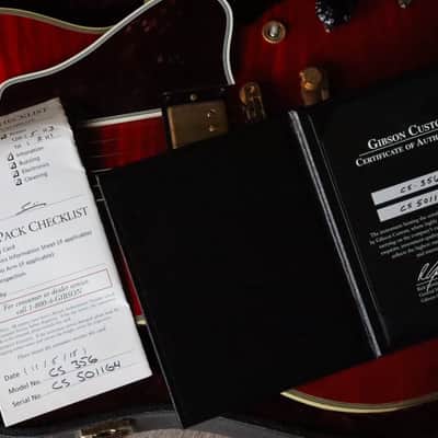 Gibson Custom shop Es356 Cherry Flame 2015 image 11