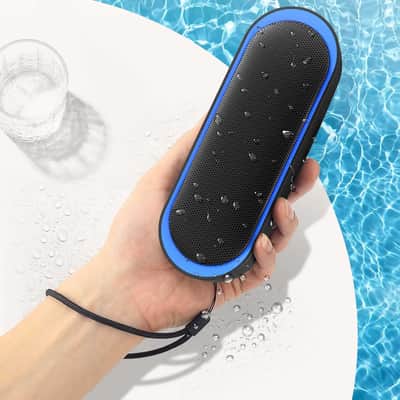 Waterproof Portable Bluetooth Speaker with TWS Stereo Sound, 24-Hour Playtime, Wireless Speaker for Shower, Pool, Beach & Outdoor Use image 3