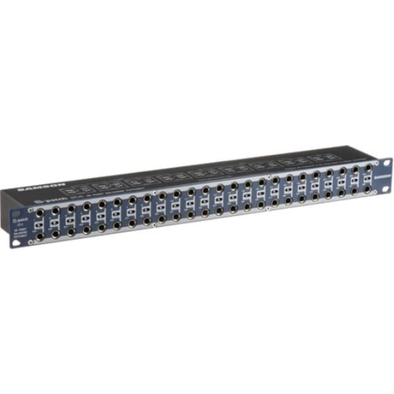 Samson Audio S-Patch Plus 48-Point Balanced Patchbay (with Front Panel Switches) image 1