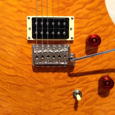 PRS SE Custom 24 Amber Quilt Top image 3