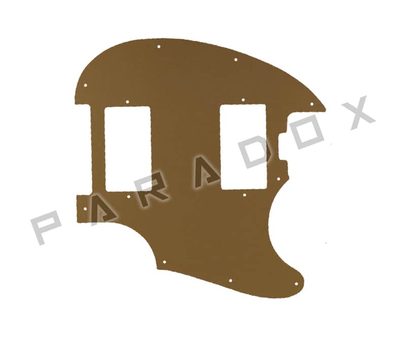 Custom Pickguard For 2018 - 2024 Sterling by Music Man RS30 StingRay Guitar H-H - Gold/Clear/Gold  .090" image 1