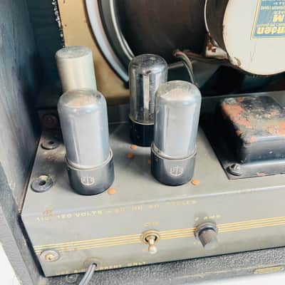 Supro Valco Chicago 51 1x10" Combo Amplifier 1947 - Gray image 8