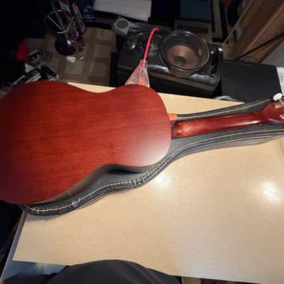 Vintage El Degas EU 55 Baritone Ukulele MIJ Japan Lawsuit Era Mahogany Near Mint image 9
