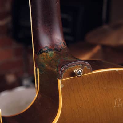 1954 Gibson ES-295 Gold Hollowbody - Original P-90s, Lifton Case, 6 lbs. 7 oz! image 22