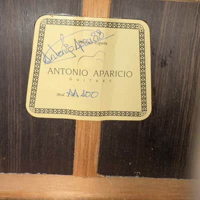 Antonio Aparicio AA100 guitar, Fustero tuners, All solid woods cedar top image 18