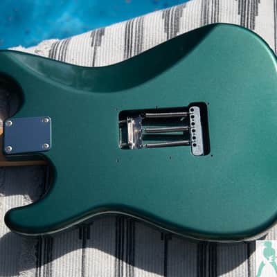 2017 Fender MIJ Hybrid '60s Stratocaster - Sherwood Green Metallic - USA Vintage PU's - Pro Set Up w Perfect Frets/Action/Intonation ST-62 MIJ image 11