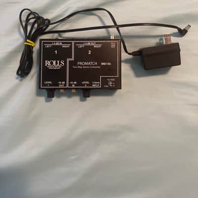 Rolls MB15b ProMatch Two-Way Stereo Converter 2020s - Black image 5
