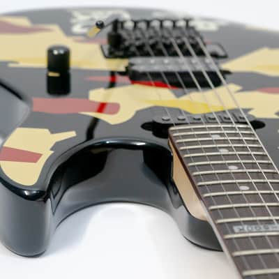 2005 ESP LTD GL-500k George Lynch Signature Guitar with Case - Kamikaze image 6