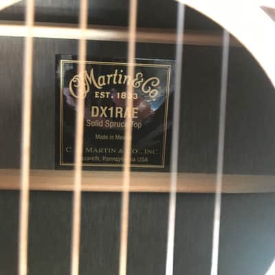 Martin DX-1 RAE Acoustic /Electric image 3