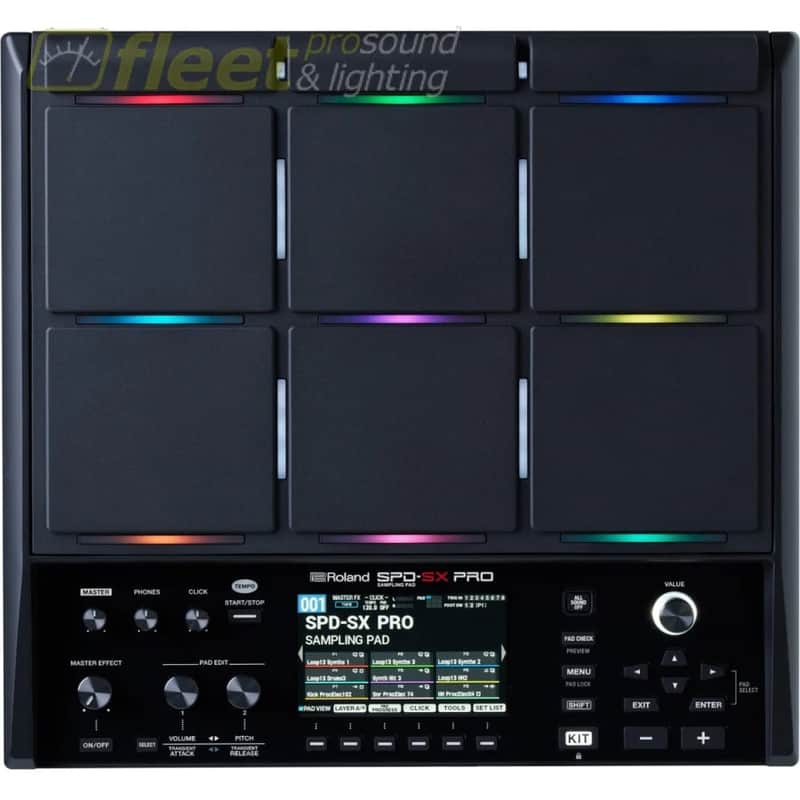 Roland SPD-SX Pro  9-Zone Digital Percussion Sampling Pad - Black image 1