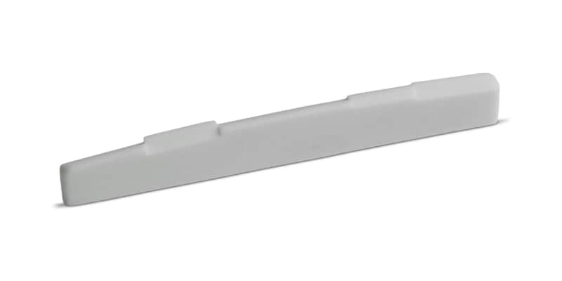 Fully Compensated Bone Saddle - Fits Many Guitars with Undersaddle Pickup - 12 inch Radius image 1