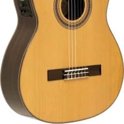 Angel Lopez MAZUELO CR-CE Mazuelo Series Electric Classical Cutaway Guitar with Solid Cedar Top