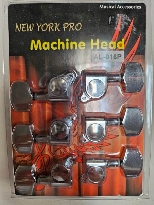 New York Pro 6-In-Line Tuning Machines - Nickel image 1