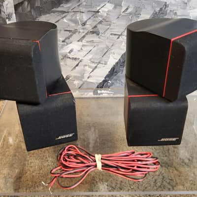 Bose Bose Acoustimass double-cube redline satellite speakers 90s image 2