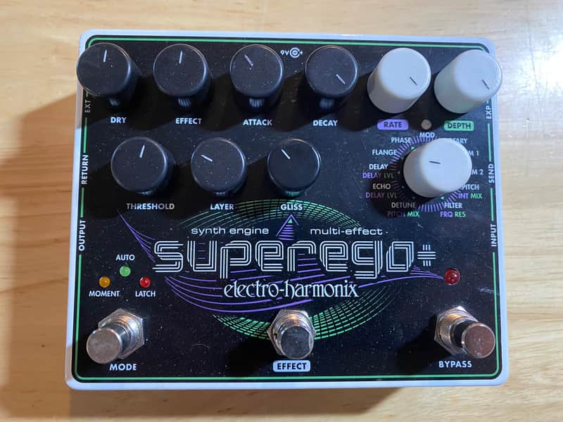 Electro-Harmonix Superego Plus Synth Engine/Multi Effect 2017 - Present - Black/Purple/Green image 1