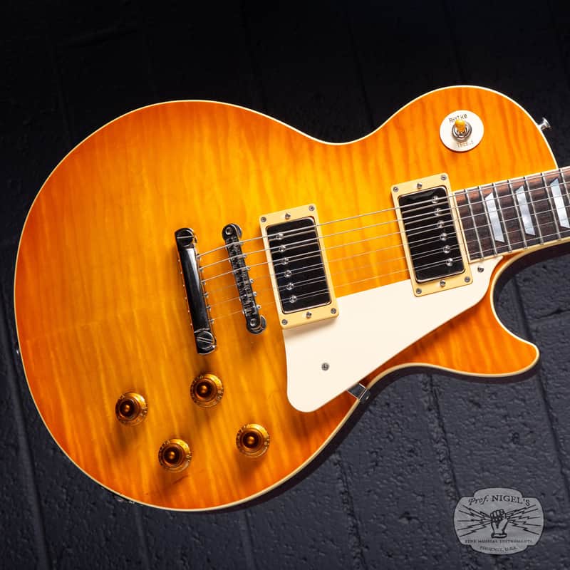 History TH-LS Lemon Drop Burst MIJ Fujigen Lacquer LP-Style w/ Heritage Wood LDB image 1