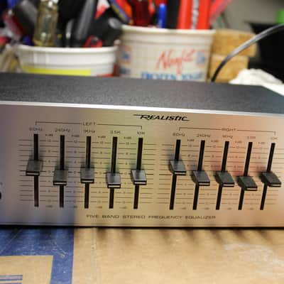 Restored Realistic 31-1988A 5 band Graphic Equalizer (2) image 2