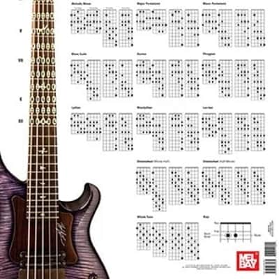 5-String Bass Scale Wall Chart