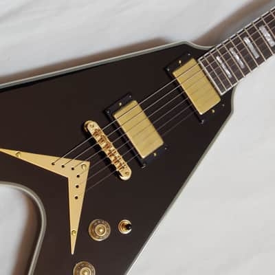 DEAN V Straight Six electric GUITAR in Classic Black & Gold DMT Pickups - NEW 6 image 4