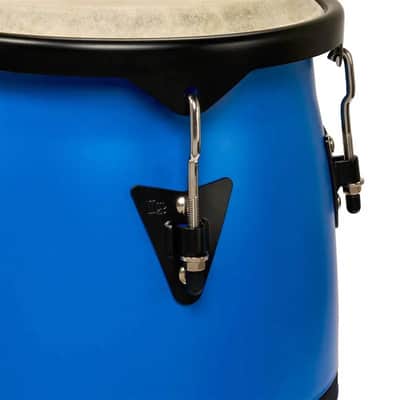LP Discovery II Ultralight Conga Set 10" & 11" w/Stand Race Car Blue image 5