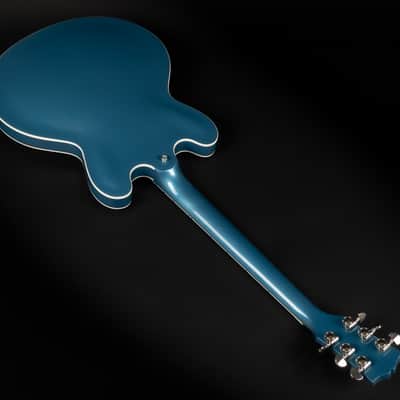 2017 Gibson Memphis Custom ES-335 Block - Pelham Blue | USA Limited Edition Semi-Hollow Burstbucker Humbucker Pickups | CoA OHSC image 14