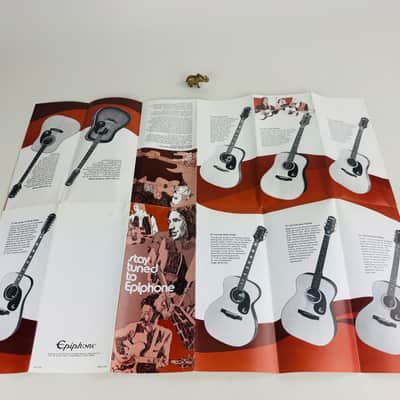 Epiphone “Stay Tuned” Foldout Catalog 1972 image 4