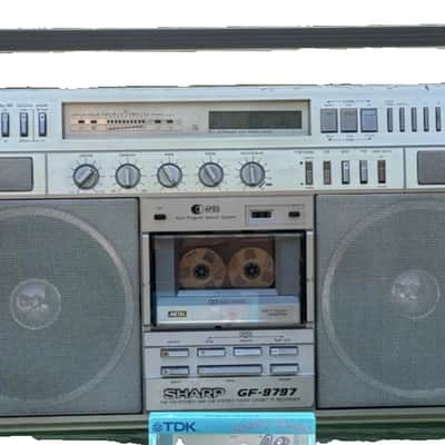 SHARP GF-9797H Rare Vintage Cassette Deck Boombox Japan Serviced Warranty 1979s image 1