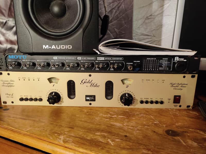 SPL 9844 GoldMike 2-Channel Tube Microphone Preamp 1999 - 2015 - Gold image 1