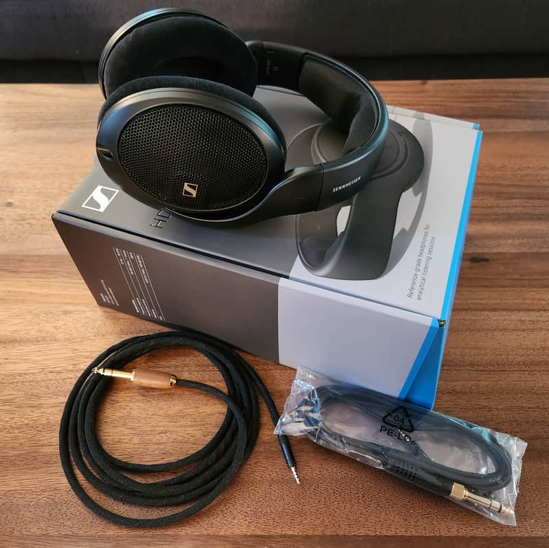 Sennheiser HD 560S Open-Back Studio Headphones w/ braided walnut-shell cable image 1