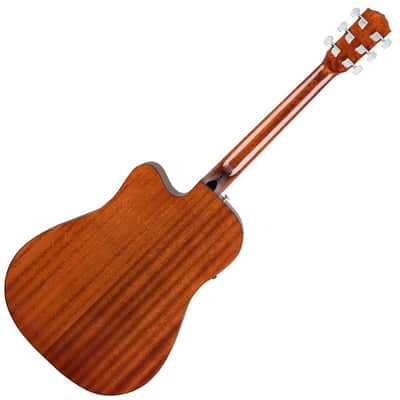 Fender CD-60SCE All Mahogany Dreadnought Acoustic Guitar image 4