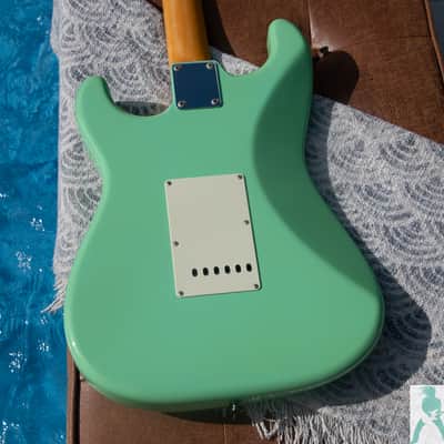 2010 Fender ST-62 '62 Stratocaster Reissue - 6.9 lbs!! - Limited Surf Green Finish - Made In Japan MIJ - Pro Set Up! w Perfect Frets/Action/Intonation - Demo Video image 7