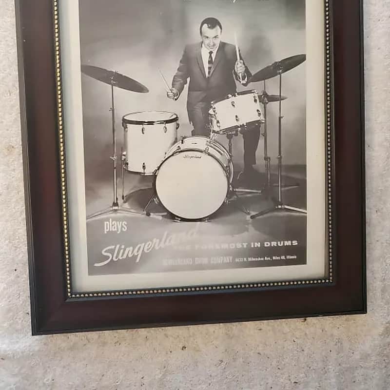 1963 Slingerland Jake Hanna B & W