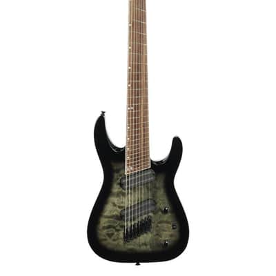 Jackson X Soloist Arch Top SLATX8Q MS 8-String Trans Black Burst image 2