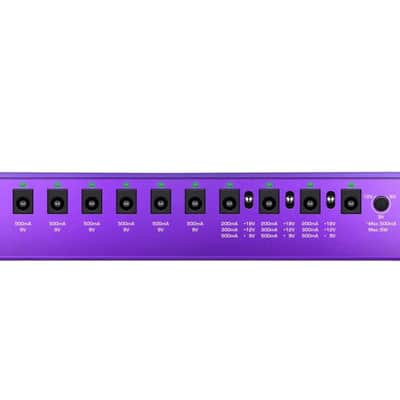 NuX Zeus All-Isolated Power Supply with 10 High Current DC Power for NUX Pedals, Purple image 3