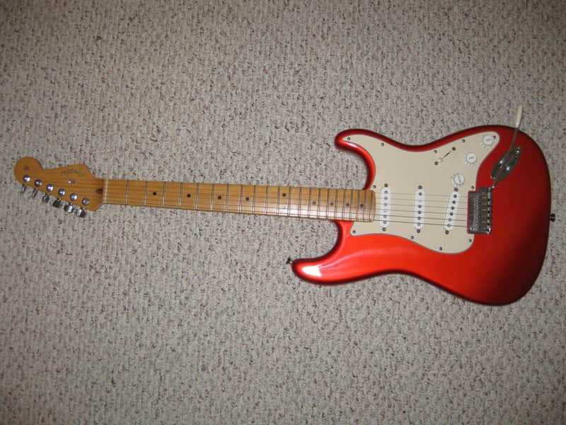 Fender Stratocaster American 2002 - Rare Chorme Red (#725) image 1