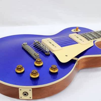 Gibson Custom Shop '56 Les Paul Standard Reissue  - Murphy Lab Light Aged - Blue Sparkle image 2