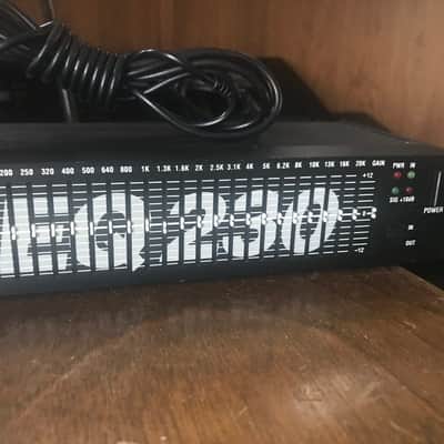 Alesis M-EQ 230 Dual 1/3 Octave Precision Equalizer with power supply and rack mount bolts and washers. image 4
