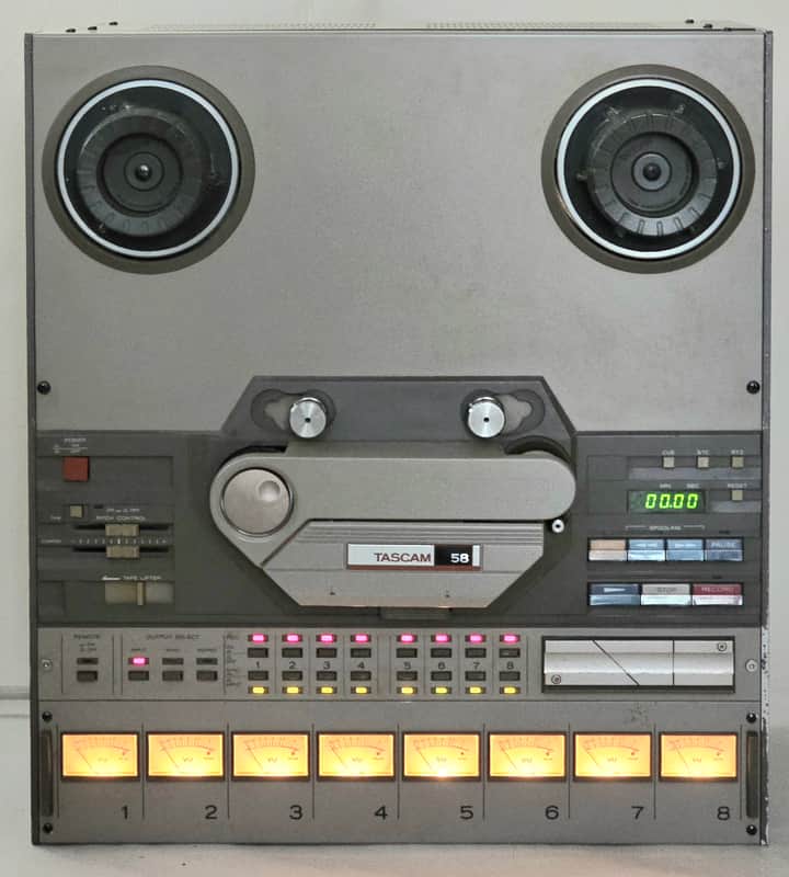 TASCAM 58-OB, Just Serviced 1/2” 8-Track Open Reel Tape Recorder Updated w/Video image 1