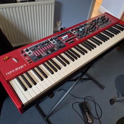 Nord Stage 3 HP76 Hammer Action Portable 76-Key Digital Piano 2017 - Present - Red
