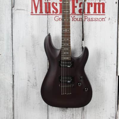 Schecter Omen-6 Solid Body Electric Guitar Walnut Satin Finish image 2
