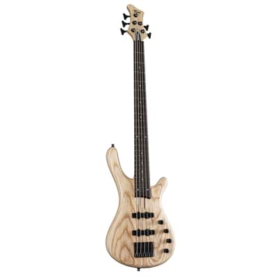 Fame Baphomet 5 III Natural Ash - 5-String Electric Bass image 1