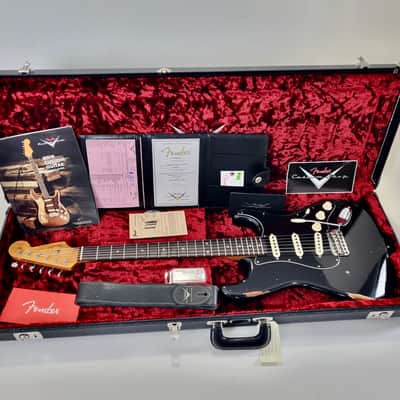 Fender Stratocaster Relic Ancho Poblano Roasted 2019 Custom Shop Limited Edition Black image 22
