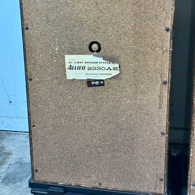 Vintage Allied 2330A 3-Way Speaker Pair image 10