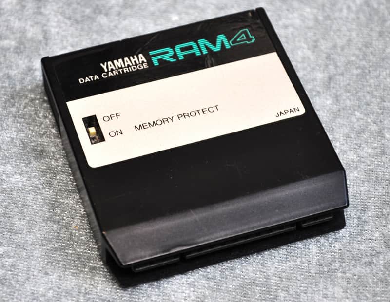 Yamaha RAM 4 DATE CARTRIDGE for DX, DRUM MACHINES etc