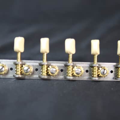 Vintage Waverly 6 On-a-Plate Tuners 1960's Nickel NOS! UNUSED! image 5