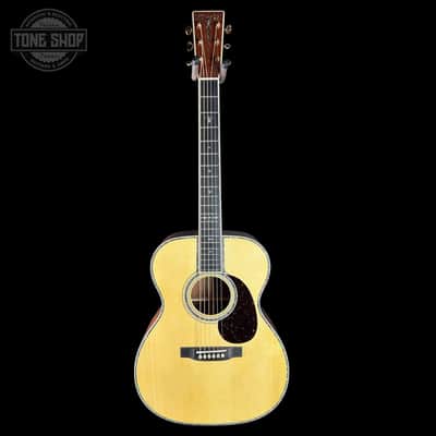 Martin Custom Shop 42 Style 000-14F Torch Motif Adirondack/Machiche w/case 3042109 image 2
