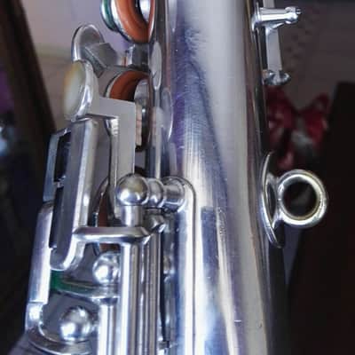 Vintage Selmer modele 22 Alto Saxophone 1924 silver plated ( fully restored ) image 7