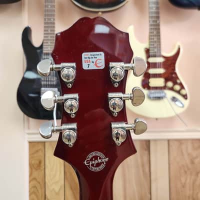 Epiphone Emperor Swingster with Rosewood Fretboard 2014 - 2019 - Wine Red image 10